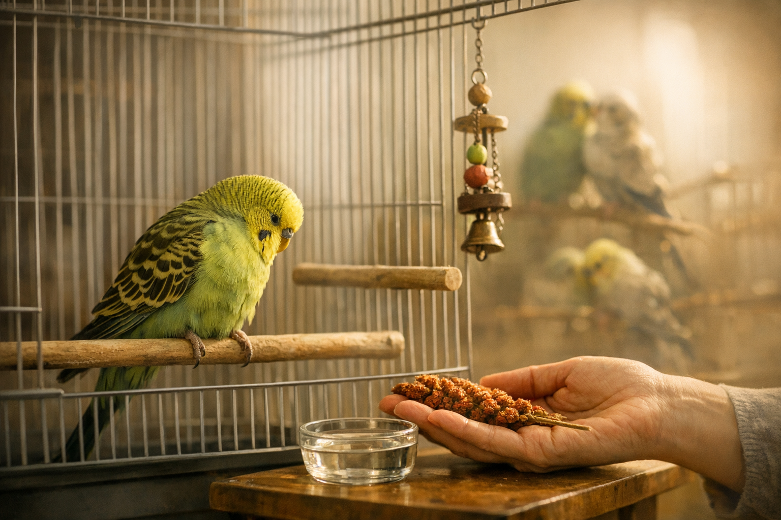 Wenn Wellensittiche ihren Partner verlieren: Erste Hilfe für trauernde Vögel
