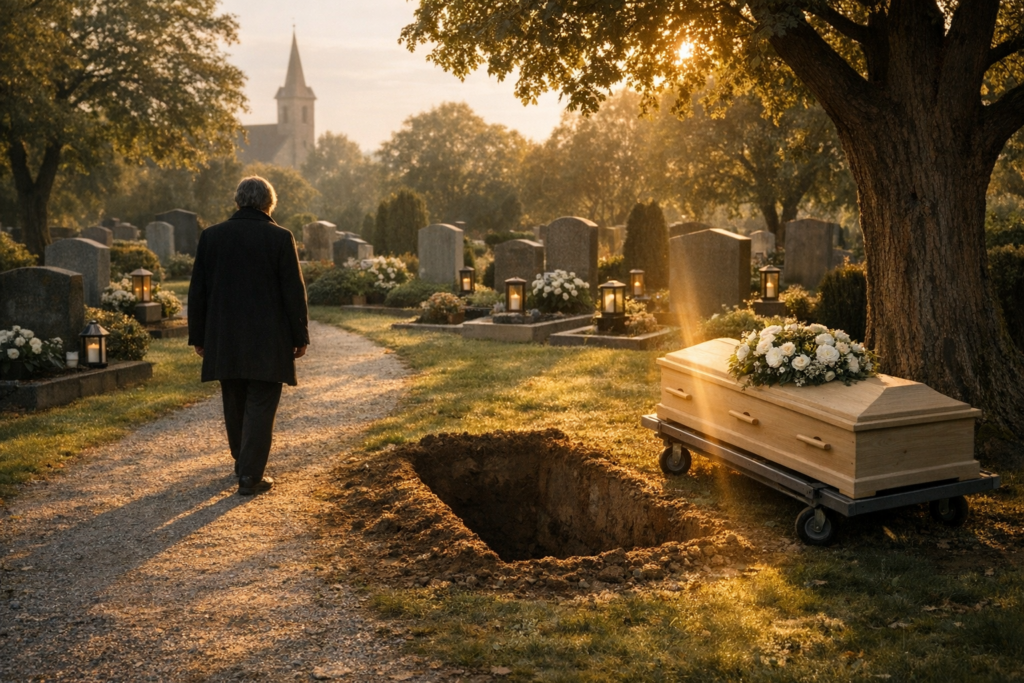 Wie lange dauert es von einem Todesfall bis zur Beerdigung?