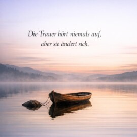 "Die Trauer hört niemals auf, aber sie ändert sich." Manches bleibt als leiser Begleiter, doch seine Gestalt verändert sich mit der Zeit. Aus dem scharfen Schmerz kann eine stille Nähe werden, aus dem Chaos ein vorsichtiges Weitergehen. In der Erinnerung darf beides Platz haben: das Vermissen und das, was getragen hat. #trauer #erinnerung #abschied #vermissen #liebe #verlust #stille